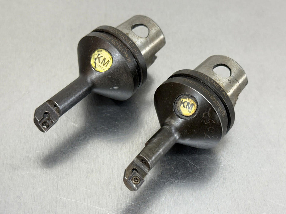 Kennametal KM40 Indexable Turning Boring Bar Head KM40S10DSCLPR06 (Qty. 2)