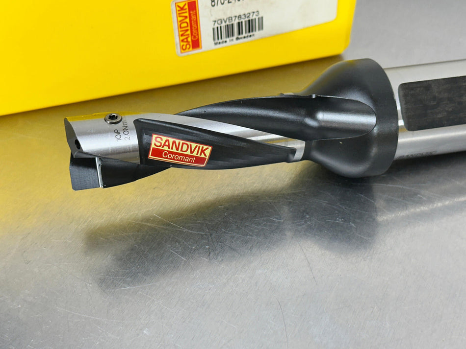 Sandvik 870-2400-24L32-3 Indexable Tip Drill 24mm Exchangeable Insert CoroDrill