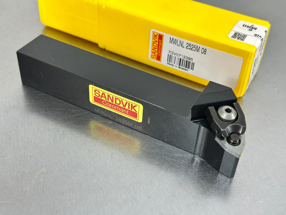Sandvik MWLNL 2525M 08 Indexable Tool Holder 25mm WNMG Insert Turning
