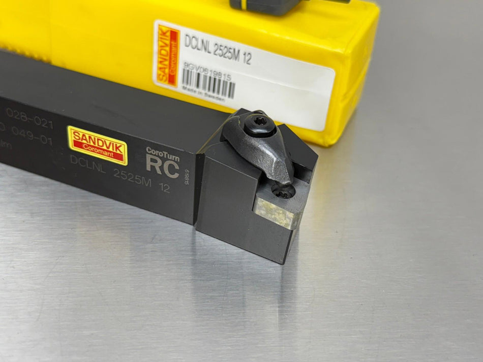 Sandvik DCLNL 2525M 12 Indexable Lathe Tool Holder 25mm CNMG Insert