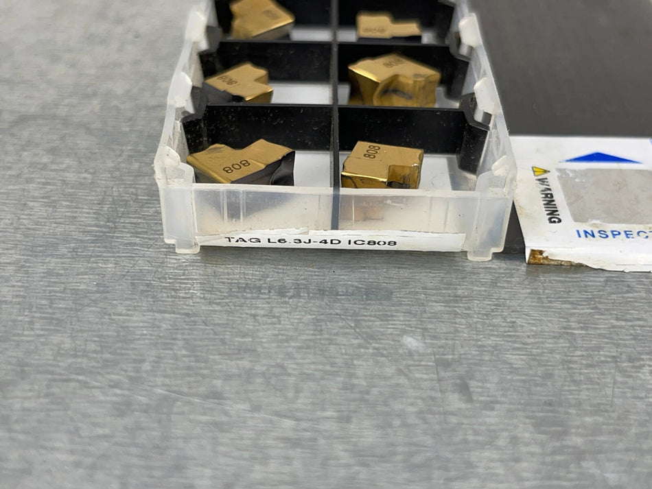 Iscar TAG L6.3J-4D IC808 Carbide Insert Tang-Grip (Pack of 8)