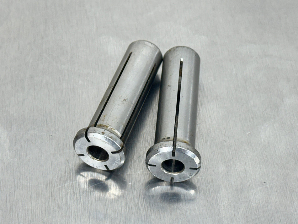 (2) Rego-Fix HS 12 x 1/4" ID Hydraulic Sleeve Reduction Collet Chuck 1912.06351