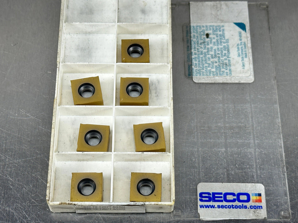 Seco 335.19-1207T-MD09 F40M Carbide Insert (Pack of 7)
