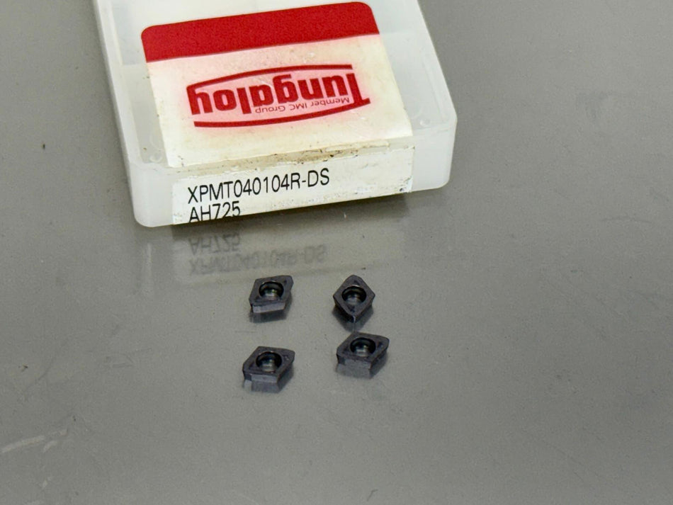 Tungaloy XPMT040104R-DS AH725 Carbide Insert (Pack of 4)