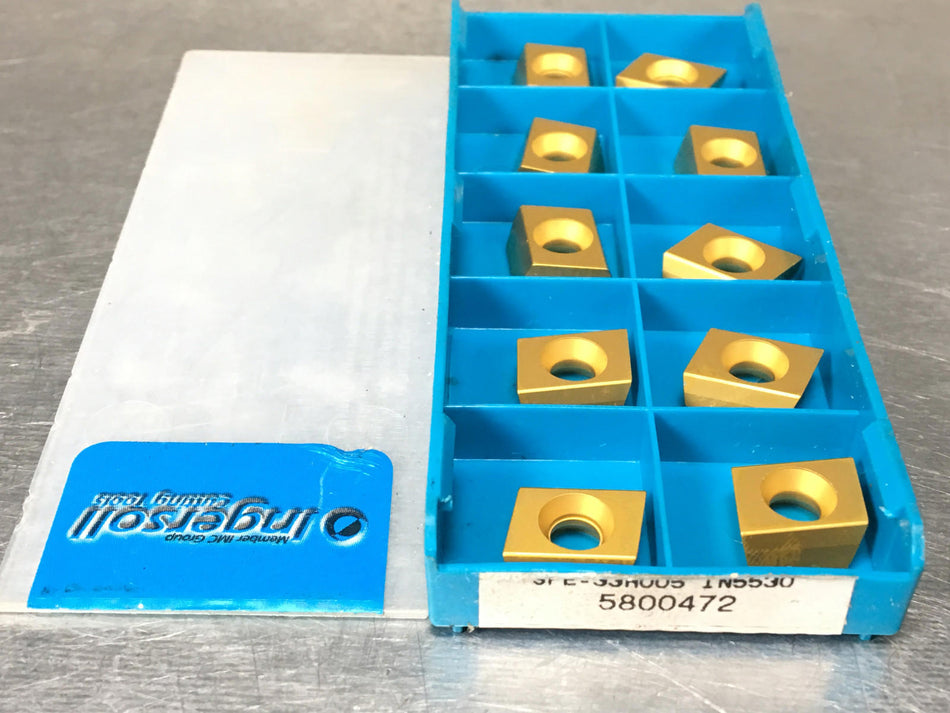 Ingersoll SPE-33R005 IN5530 Carbide Insert PowerMax * Pack of 10 *