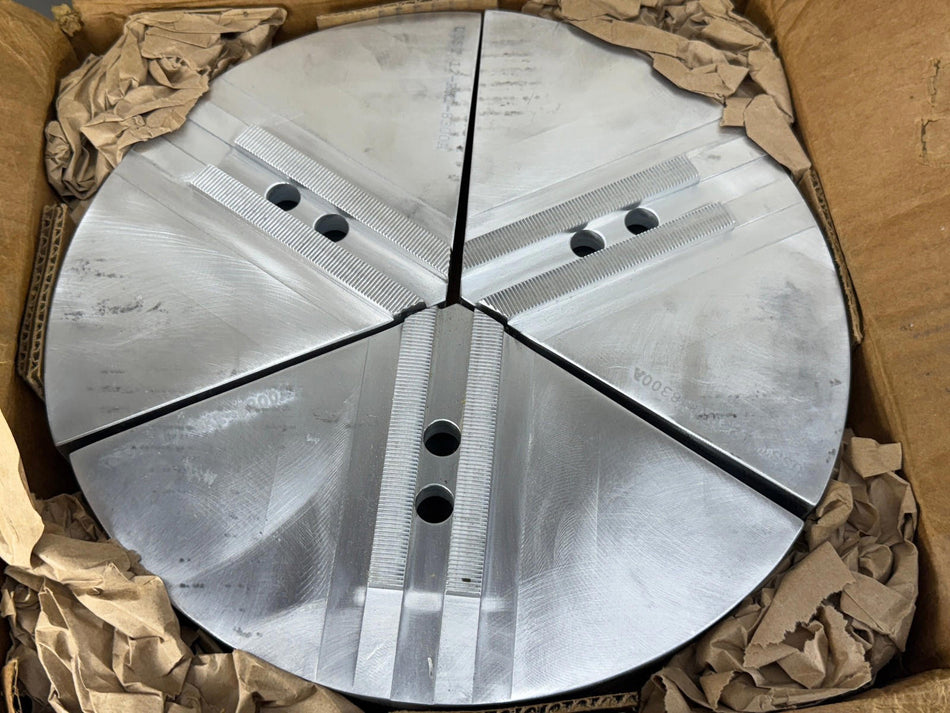 12-RKT-8300A Aluminum Round Jaws 12" x 3" Height - USA Made - Kitagawa