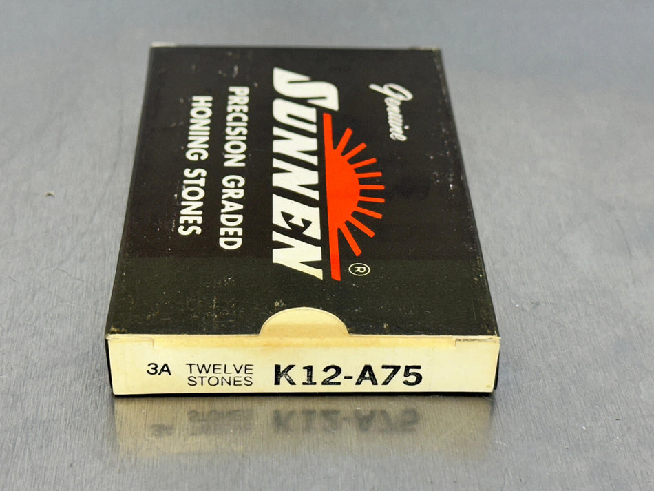 Sunnen K12-A75 Honing Stones 320 Grit Aluminum Oxide (Box of 12)