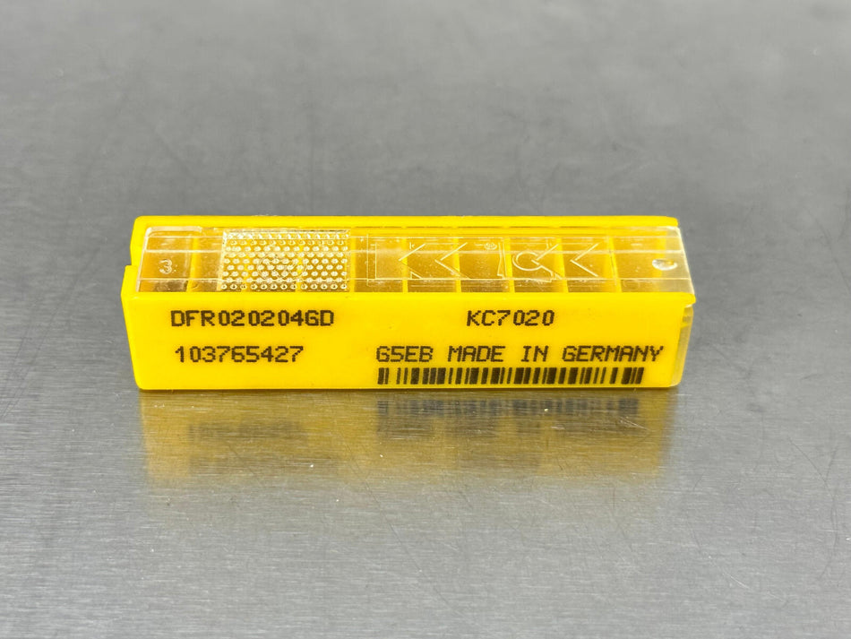Kennametal DFR020204GD KC7020 Carbide Insert (Pack of 10)