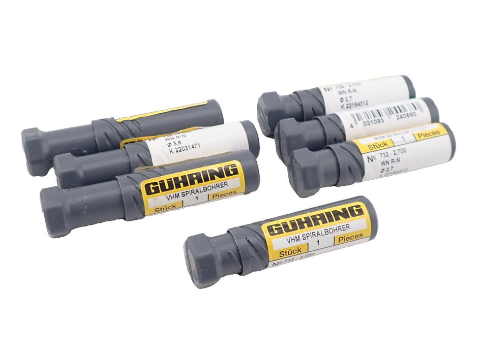 Guhring Carbide Drill Jobber #32, 2.7mm, 3.6mm  (Qty. 7)
