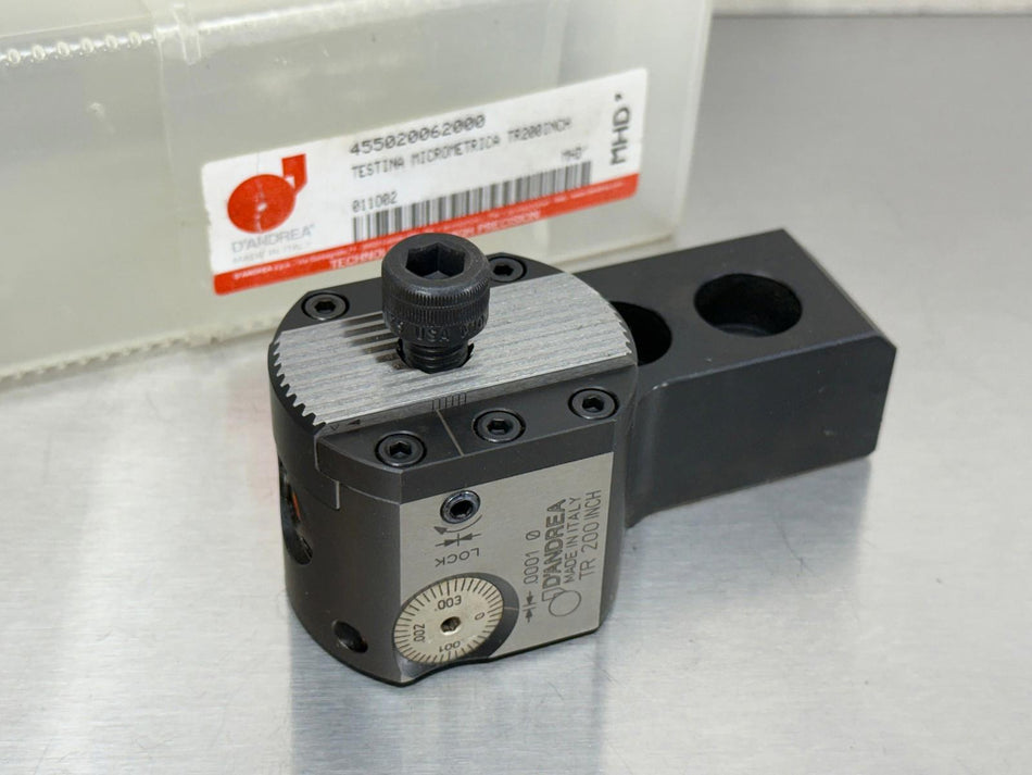 D'Andrea TR200 INCH Precision Boring Head for Bridge System Testina 3240852