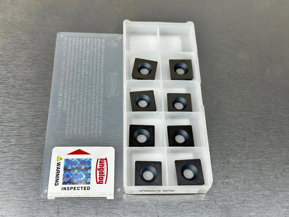 Tungaloy SPMA 422TN NS740 Carbide Insert (Pack of 8)