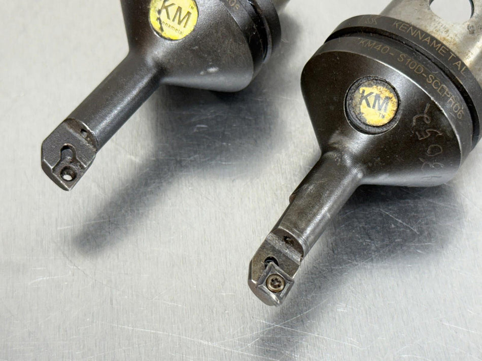 Kennametal KM40 Indexable Turning Boring Bar Head KM40S10DSCLPR06 (Qty. 2)