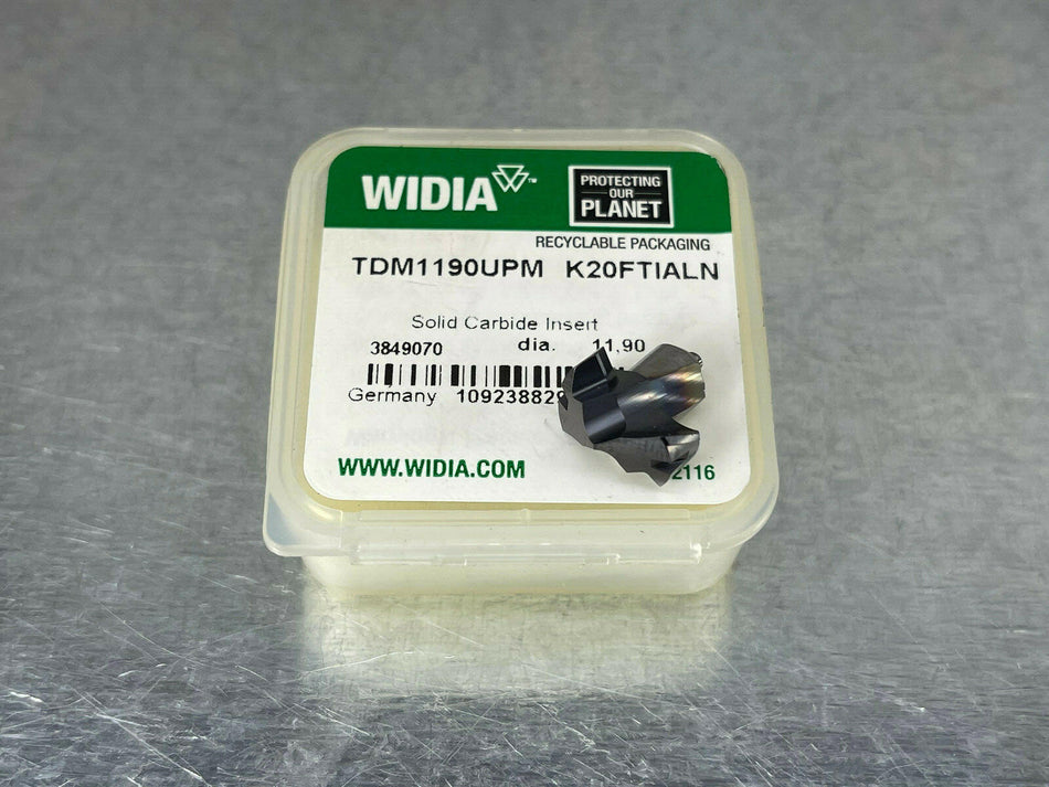 Widia TDM1190UPM Carbide Drill Insert Victory TDM1 11.90mm K20F