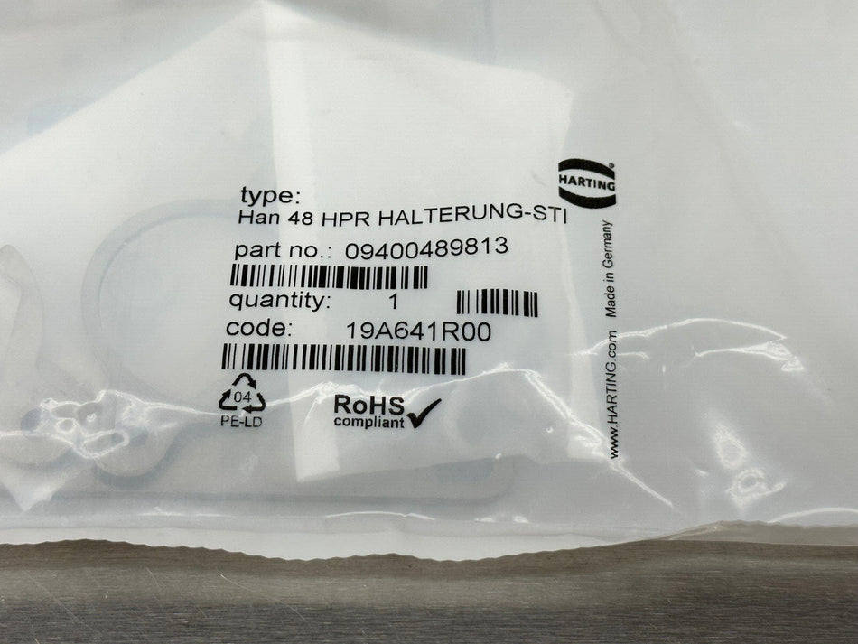 Harting 09400489813 Han 48HPR Frame for male 4 HC650 contact