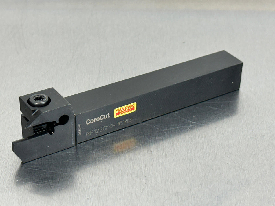 Sandvik RF123G10-1616B Indexable Tool Holder Parting Grooving CoroCut 1-2
