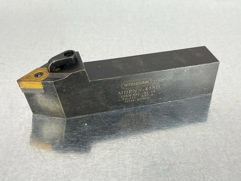 ATI Stellram MDPNN 855D Indexable Turning Tool Holder, 1" x 1.25" Shank