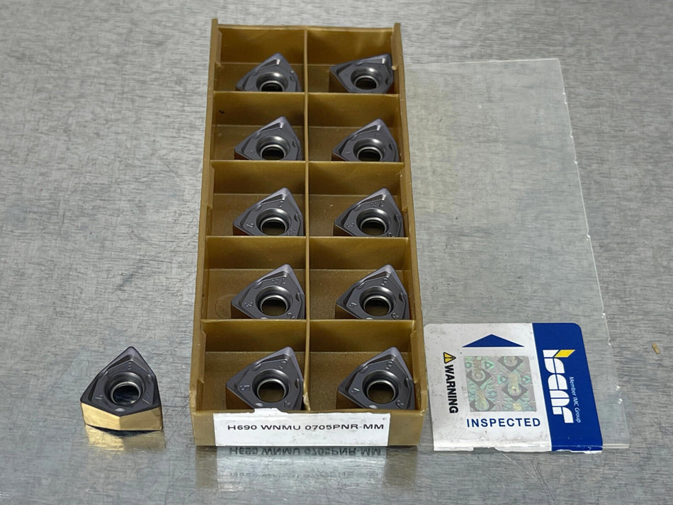 Iscar H690 WNMU 0705PNR-MM IC808 Carbide Insert (Pack of 11)