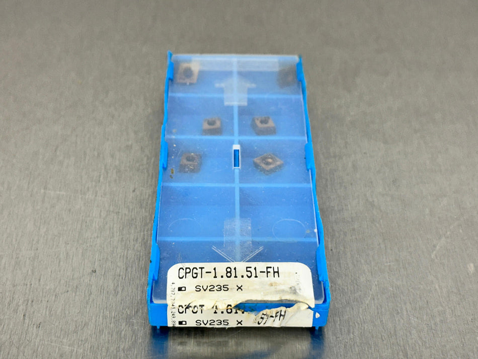 Valenite CPGT-1.81.51-FH SV235 Carbide Insert (Pack of 6)