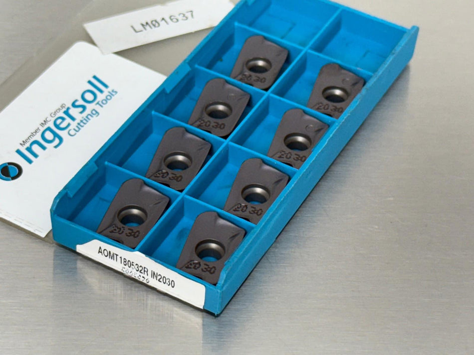 Ingersoll AOMT180532R IN2030 Carbide Insert Grooving 5805673 (Pack of 8)