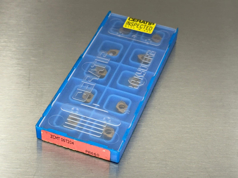 Kyocera ZCMT06T204 PR660 Carbide Insert (Pack of 10)
