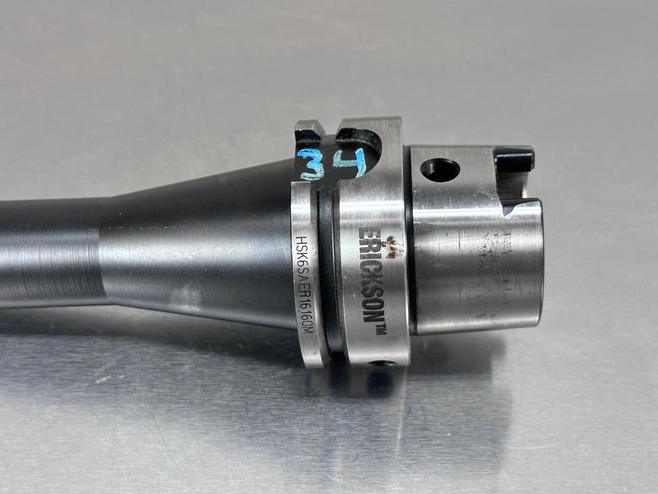 Erickson HSK63A ER16 Collet Chuck 160mm Projection HSK63AER16160M Kennametal