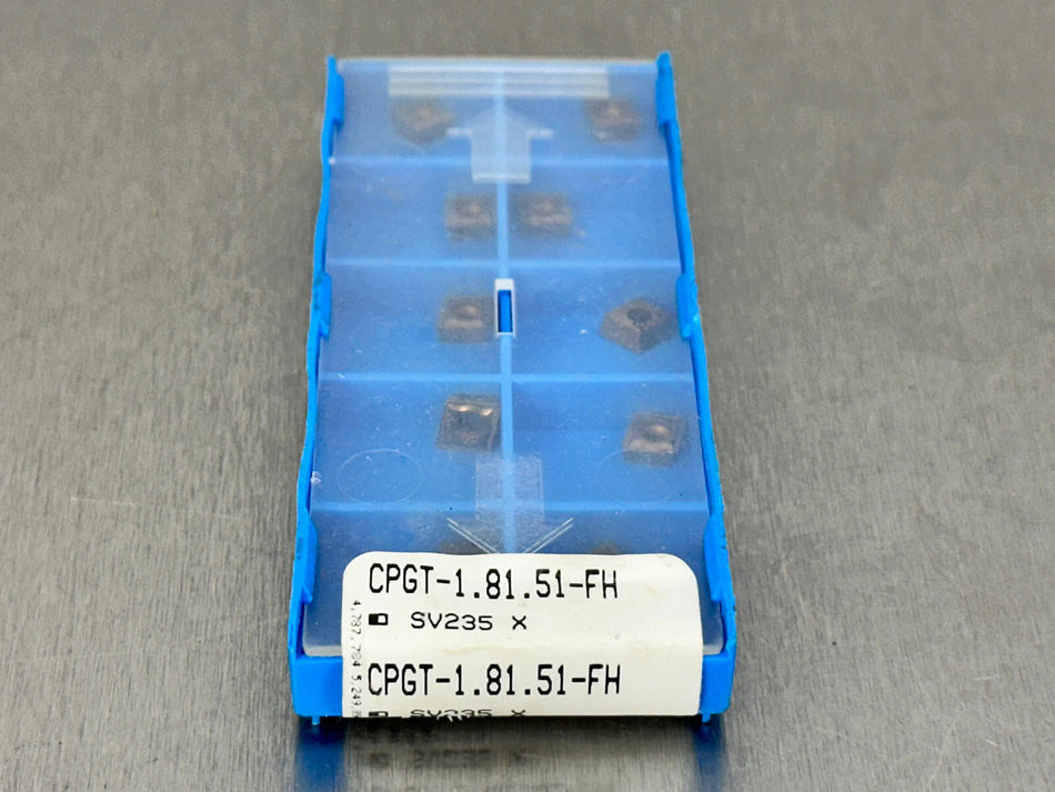 Valenite CPGT-1.81.51-FH SV235 Carbide Insert (Pack of 10)