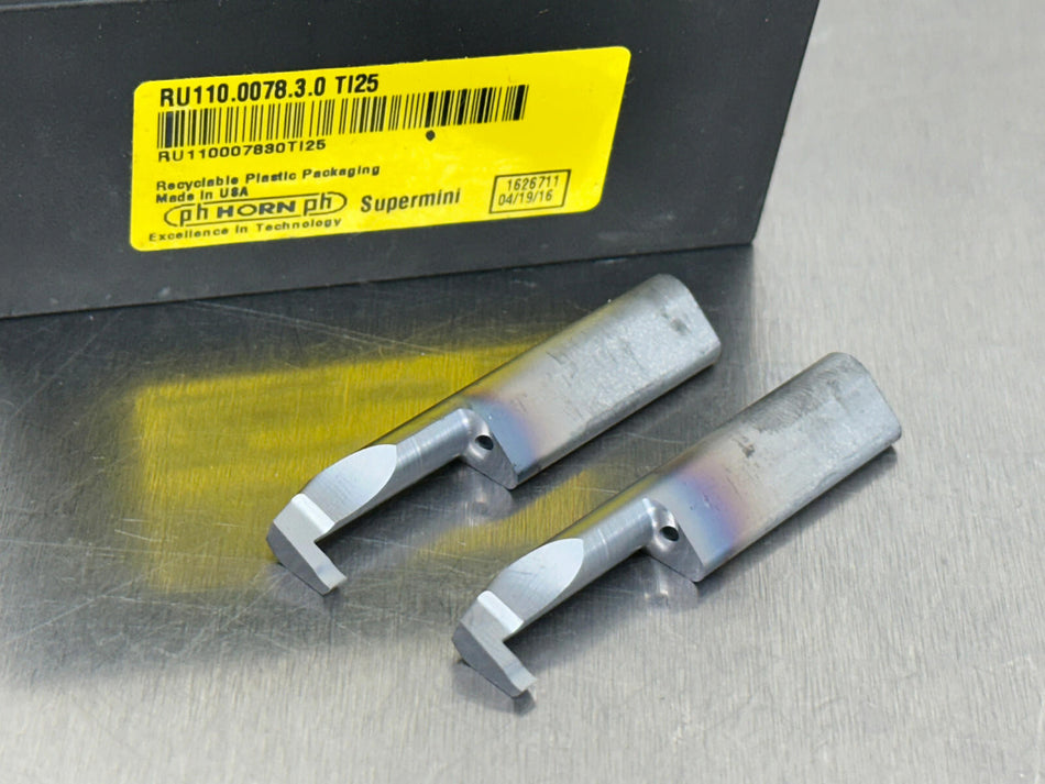 PH Horn RU110.0078.3.0 TI25 Carbide Boring Bar Grooving (Pack of 2)