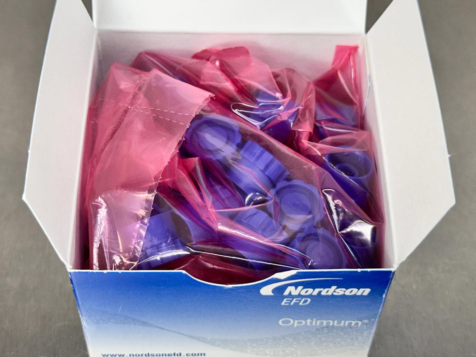 Nordson EFD 7012198 Tip Cap for Optimum Syringe (Box of 50)