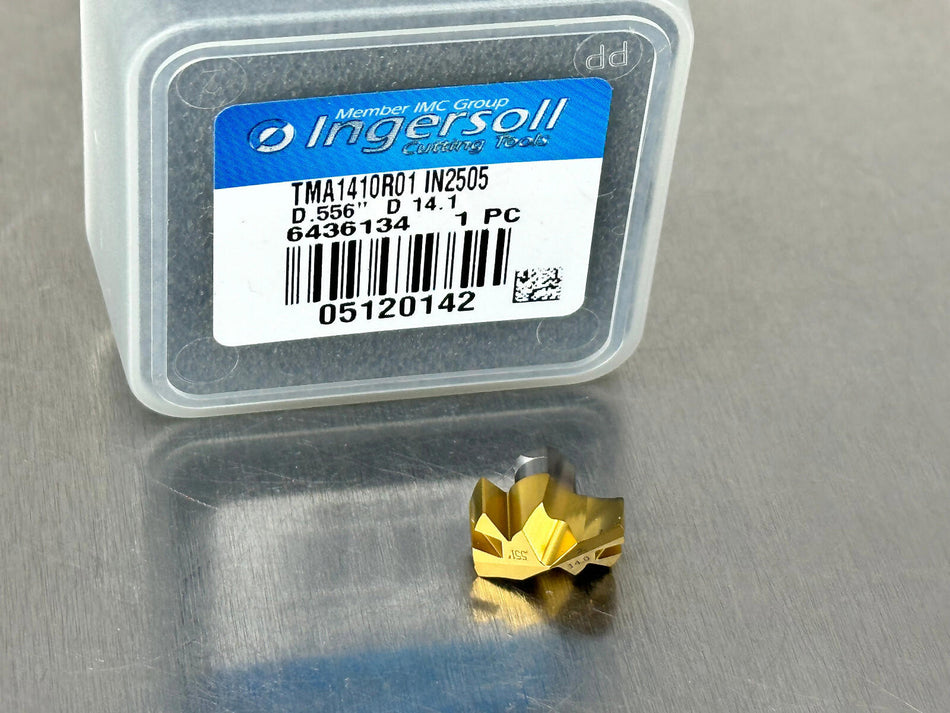 Ingersoll TMA1410R01 IN2505 Carbide Drill Insert Gold Twist 5120142 (Pack of 1)