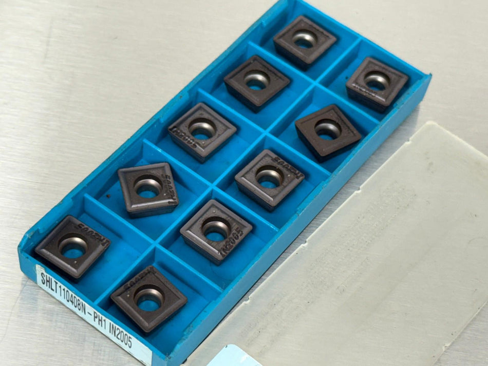 Ingersoll SHLT110408N-PH1 IN2005 Carbide Insert 5140194 (Pack of 10)