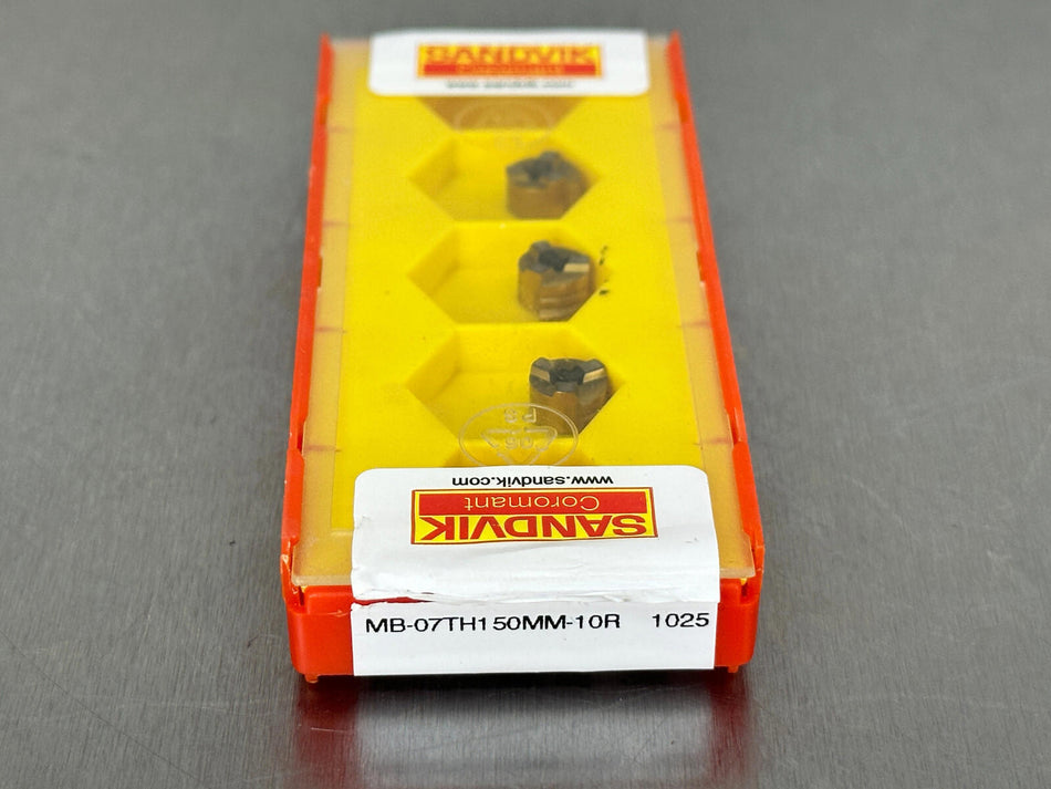 Sandvik MB-07TH150MM-10R 1025 Carbide Insert CoroCut MB (Pack of 3)