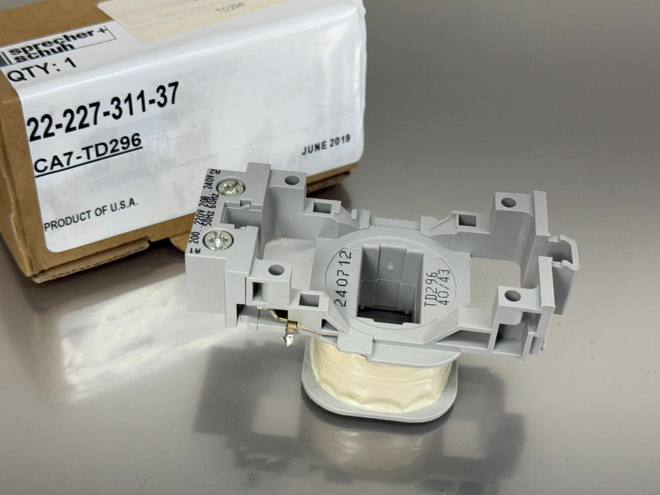 Sprecher + Schuh CA7-TD296 Renewal Coil for Contactor CA7-43 to CA7-55