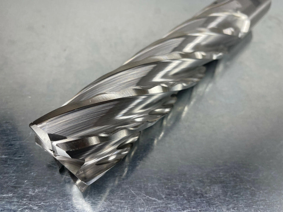 YG1 2" M42 Cobalt Roughing End Mill Sine-Power 6FL 11-3/4" OAL E2F64919