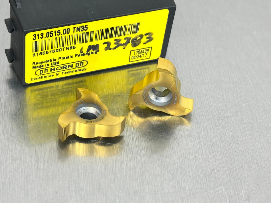PH Horn 313.0515.00 TN35 Carbide Insert Grooving (Pack of 2)