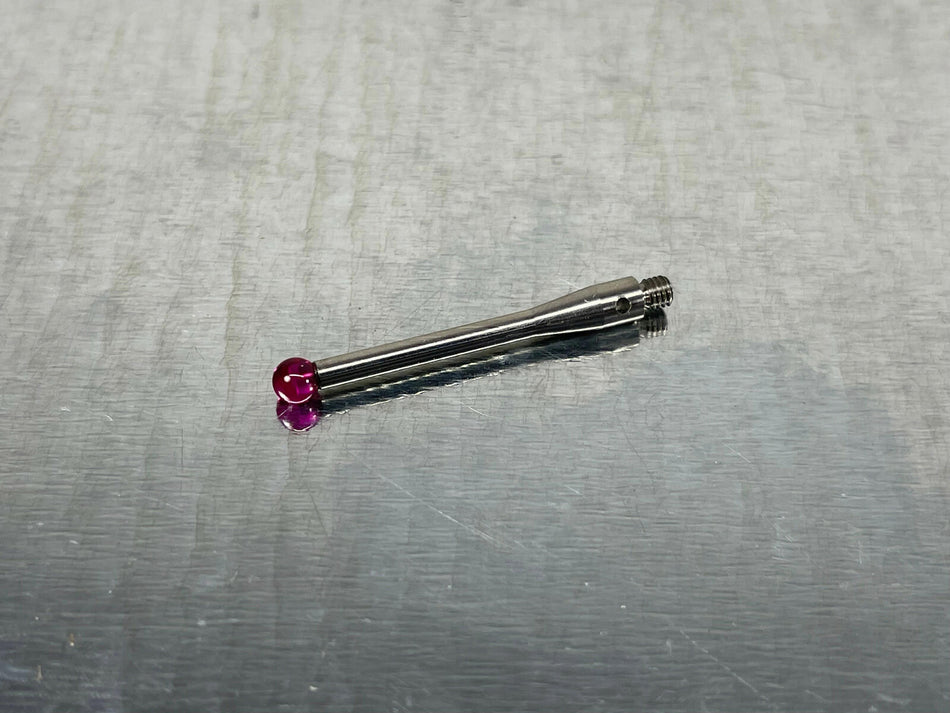 Renishaw A-5000-3554 Ruby Ball Stylus Steel Stem 4mm Ball, 3mm Thread, 31mm L