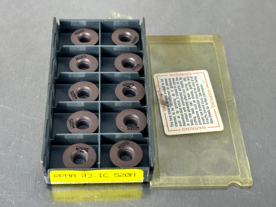 Iscar RPMA 43 IC520M Carbide Insert 120400 (Pack of 10)
