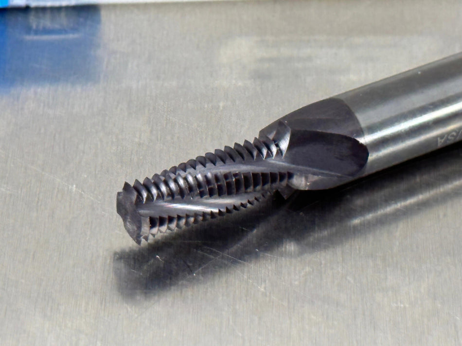 Morse 9/16-18 Carbide Thread Mill Helical UNF AlTiN 98616