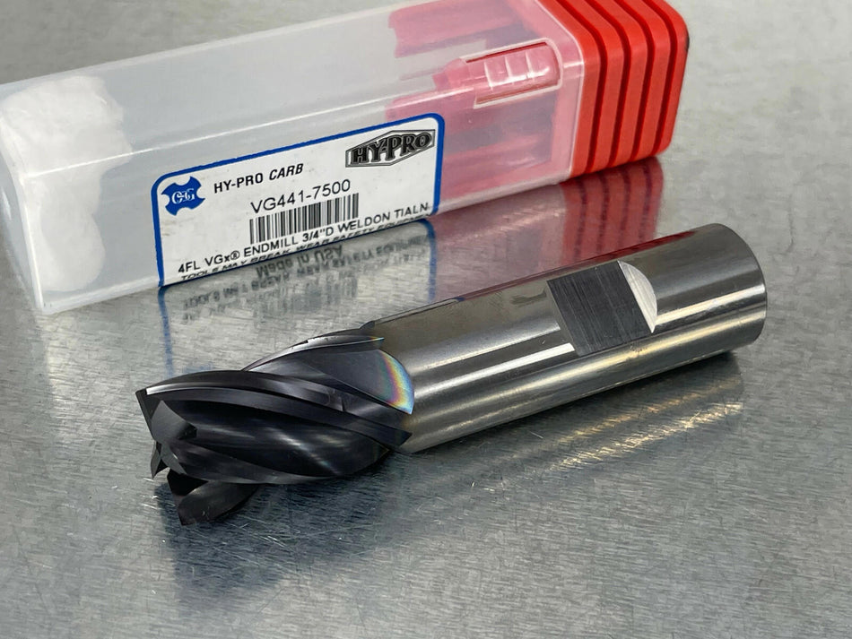 OSG 3/4" Carbide End Mill 3-1/2" OAL 4 Flute VG441-7500