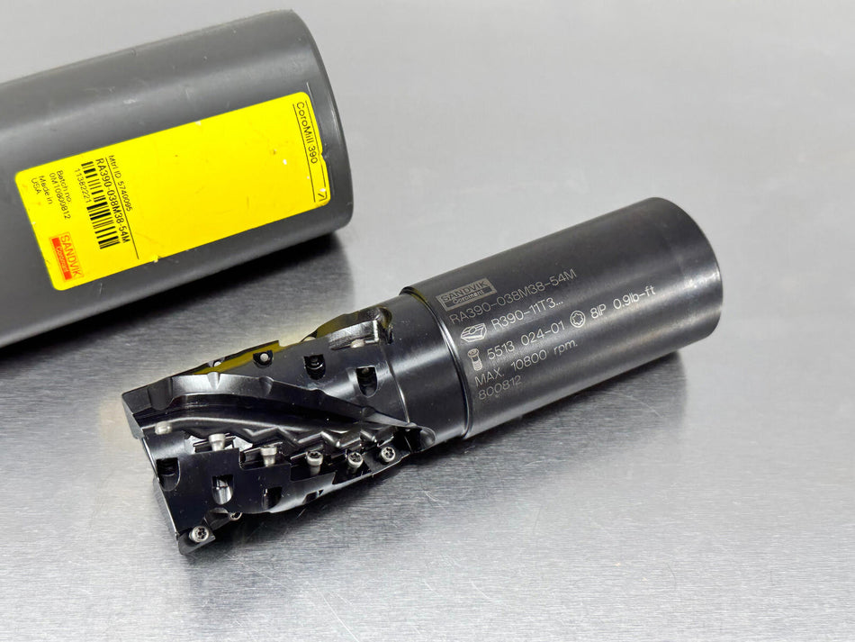 Sandvik 1.5" Indexable Mill Long Edge Milling Cutter CoroMill RA390-038M38-54M